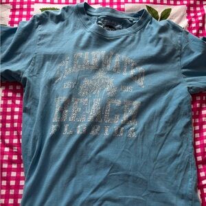 Blue ClearWater Beach tee